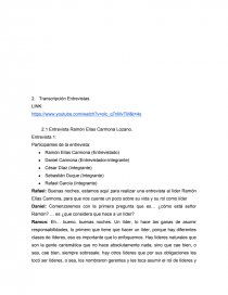 Este proyecto tiene como principio estudiar más afondo la idea sobre el liderazgo. Página 5