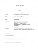 Trabajo REUNIÓN ORDINARIA