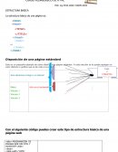 Disposición de una página estándard