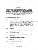 PROYECTO PARA LA CONSTRUCCIÓN DE UN MURO DE CONTENSION