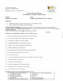 EVALUACIÓN DE LECTURA: “Como domesticar a tus papás” Mauricio Paredes