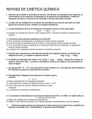 Repaso de cinética química
