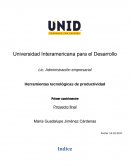 Proyecto Final Herramientas tecnológicas de productividad