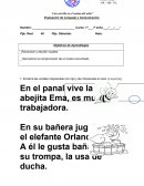 Una estrella en el camino del saber - Evaluación de Lenguaje y Comunicación.