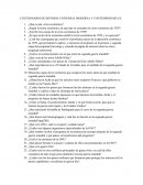 CUESTIONARIO DE HISTORIA UNIVERSAL MODERNA Y CONTEMPORÁNEA