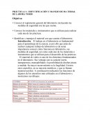 PRÁCTICA # 1. IDENTIFICACIÓN Y MANEJO DE MATERIAL DE LABORATORIO