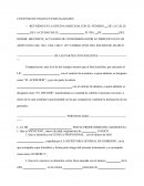 Convenio de pago en parcialidades con reconocimiento de deuda y clausula de vencimiento anticipado