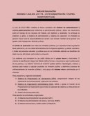 TAREA DE EVALUACIÓN (RESUMEN Y ANÁLISIS: LEY 1178 – LEY DE ADMINISTRACIÓN Y CONTROL GUBERNAMENTALES)