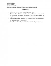 CIRCUITOS PARA MONTAR PARA LABORATORIO No. 1. Página 1