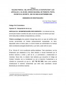 NULIDAD PARCIAL DEL ARTICULO 94 DE LA COSTISTUCION Y LOS ARTICULOS 2, 94, 96 DEL CÓDIGO NACIONAL DE TRÁNSITO, POR EL DECRETO EL DECRETO, 2961 DE 2006 04 SEPTIEMBRE 2006