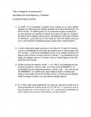 Taller investigación de operaciones II