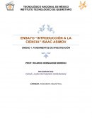 Introducción a la ciencia Isaac Asimov