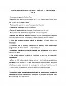 GUIA DE PREGUNTAS PARA ENCUESTA APLICADA A LA AGENCIA DE VIAJE