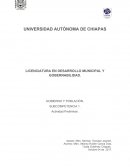 GOBIERNO Y POBLACIÓN. SUBCOMPETENCIA 1. Actividad Preliminar
