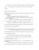 Resumen de metodologia. Estudio del método científico ¿Cómo?