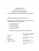 Cuestionario Windows 7 Ambiente grafico de operación