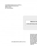 ÁNALISIS DE SITUACIÓN ACTUAL