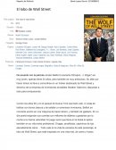ENsayo de pelicula el lobo de wall street