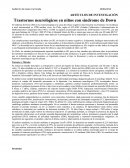 ARTÍCULOS DE INVESTIGACIÓN Trastornos neurológicos en niños con síndrome de Down