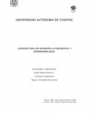 ECONOMÍA Y MERCADO. SUBCOMPETENCIA 1. Actividad Integradora