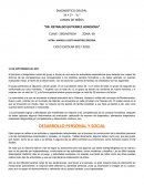 DIAGNOSTICO GRUPAL 3º Y 2°- “A “ JARDIN DE NIÑOS ”DR. REYNALDO GUTIERREZ HONOJOSA”