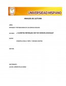 LECTURA: ¿ CUANTOS ENFOQUES HAY EN CIENCIAS SOCIALES?