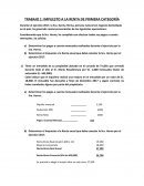 TRABAJO 1: IMPUESTO A LA RENTA DE PRIMERA CATEGORÍA