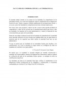 FACULTADES DE COMPROBACIÓN DE LA AUTORIDAD FISCAL