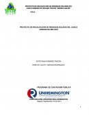 PROYECTO DE RECOLECCION DE RESIDUOS SOLIDOS DEL CASCO URBANO DE MELGAR