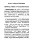 ESQUEMA PARA LA REALIZACION DE UNA AUDITORIA LEGAL REFERIDA A LA LEY FEDERAL DEL TRABAJO DENTRO DE LA EMPRESA