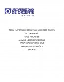 FACTORES QUE CONLLEVA AL SOBRE PESO INFANTIL