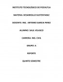 Reporte desarrollo sustentable