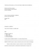 CALIFICACIÓN INFORME ESCRITO: 5,9 ( CINCO COMA NUEVE