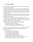 Concepto de realidad