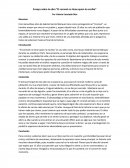 Ensayo sobre la obra “El coronel no tiene quien le escriba”