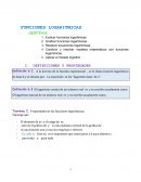 Matematicas. FUNCIONES LOGARITMICAS
