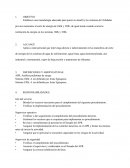 Procedimiento arranque de planta