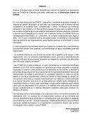 Ensayo de auditoria interna de calidad