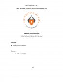 Análisis de Estados Financieros “COMPAÑÍA UNIVERSAL TEXTIL S.A.”