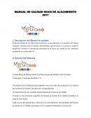 Descripción del Manual de calidad Manual de calidad