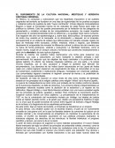 El surgimiento de la cultura nacional