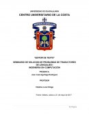 Editor de texto SEMINARIO DE SOLUCION DE PROBLEMAS DE TRADUCTORES DE LENGUAJES I