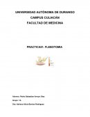 Practica de flebotomía