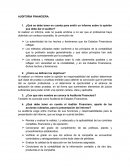 ¿Qué se debe tener en cuenta para emitir un informe sobre la opinión que debe dar el auditor?