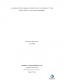 CUADRO SIPNOTICO SOBRE LA CONCEPCION Y CATEGORIAS CLAVES VINCULADAS A LA IDEA DEL DESARROLLO