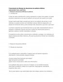 Financiera Transcripción de Manejo de situaciones de auditoria dificiles