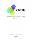 Administracion y finanzas para la toma de desciciones