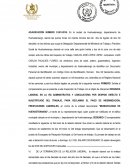 Modelo denuncia laboral Guatemala