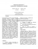 Experiencia de Laboratorio No. 1 CLASIFICACIÓN Y PROPIEDADES DE LA MATERIA