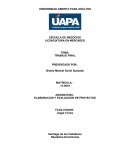 ELABORACION Y EVALUACION DE PROYECTOS. ESTUDIO DE MERCADO